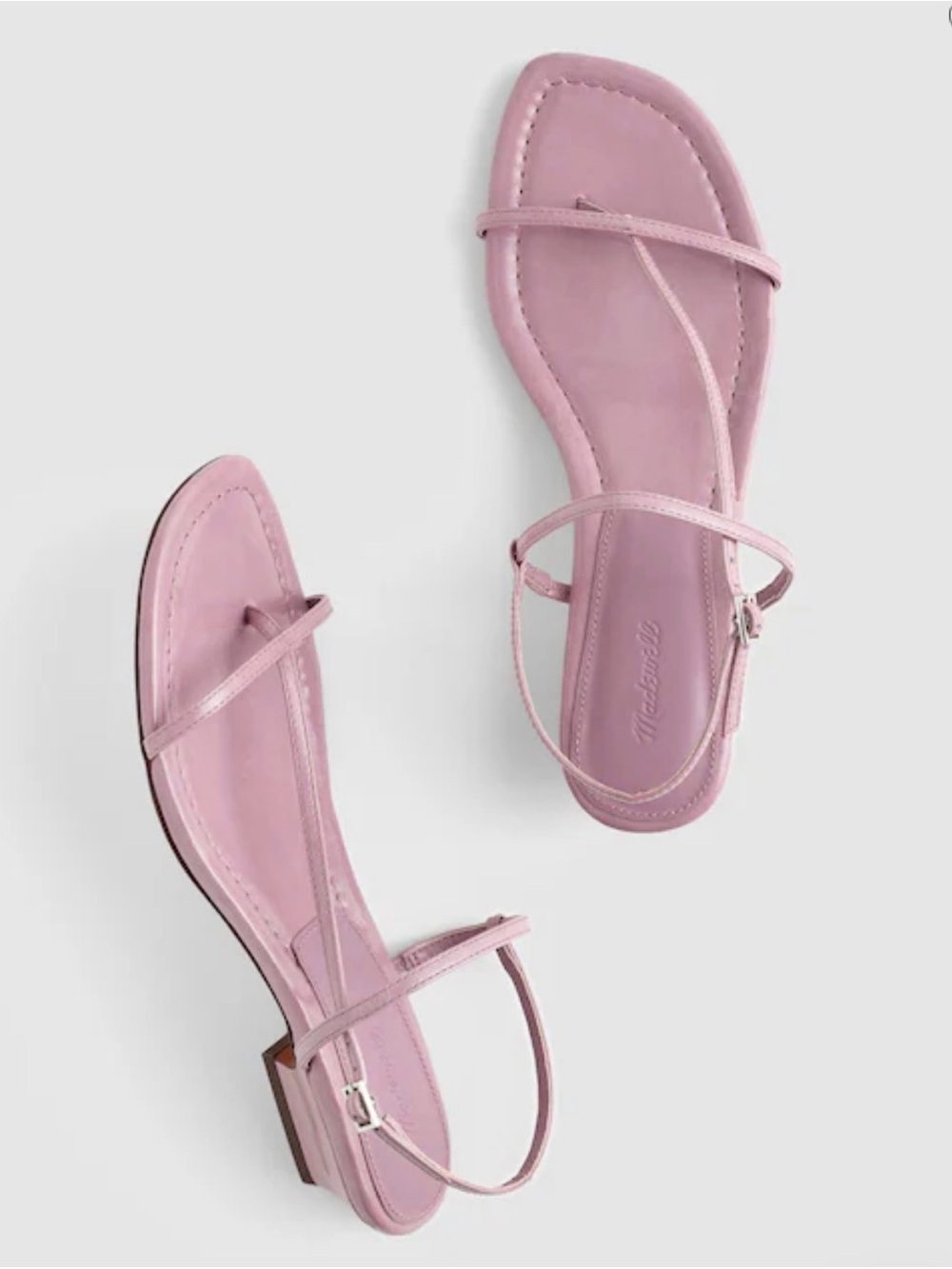 Madewell The Maycie Asymmetric T-Strap Sandal NZ743